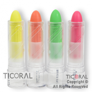 MAQUILLAJE ARTISTICO LABIAL EN BARRA FLUO SURTIDO (16 GR - BLISTER x 4 UNID)